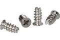 InLine 2000x 5x10mm silber (bulk) Lüfterschrauben für Lüfter (33371H)