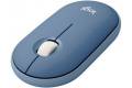 Logitech Pebble M350 - Optical - Wireless - Bluetooth - Blueberry - 1000 dpi - Scroll Wheel - 3 Button(s)