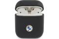 BMW BMA2SSLNA AirPods cover granatowy/navy Geniune Leather Silver Logo