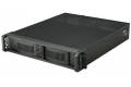 iStarUSA D-200 Black 2U Rackmount Compact Stylish Chassis - Black Bezel