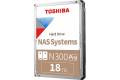 TOSHIBA N300 Pro HDWG51JXZSTB 18TB 7200 RPM 512MB Cache SATA 6.0Gb/s 3.5' Internal Hard Drive