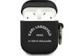 Karl Lagerfeld KLACA2SILRSGBK AirPods skydd svart/svart Silikon RSG