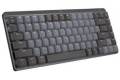 Logitech MX Mechanical Mini for Mac Wireless Illuminated Keyboard, Low-Profile Performance Switches, Tactile Quiet Keys, Backlit, Bluetooth, USB-C, Apple, iPad - Space Grey