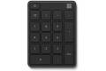 Microsoft Number Pad - Matte Black. Standalone Number Pad for Numeric Input. Wireless, Bluetooth 18-Key Number Pad with Up To 24 Months Battery Life