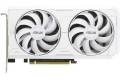 ASUS Dual NVIDIA GeForce RTX 3060 Ti White OC Edition Graphics Card (PCIe 4.0, 8GB GDDR6X memory, HDMI 2.1, DisplayPort 1.4a, 2-slot design.