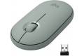 Logitech Pebble M350 Trådlös 1,000dpi Mus Grön