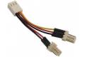 Adapter för 3-pins ar Y-kabel 2-1