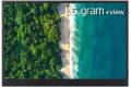 LG Gram +view 16" 16:10 WQXGA Portable IPS LCD Monitor, Silver