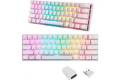 Motospeed Wireless mechanical keyboard SK62 White (blue switch)