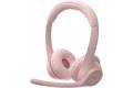 Logitech - Zone 300 Wireless Bluetooth On-ear Headset With Noise-Canceling Microphone - Rose