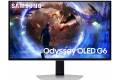 Samsung - 27" Odyssey OLED G6 (G60SD) QHD 360Hz 0.03ms FreeSync Premium Pro Gaming Monitor with HDR - Silver