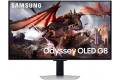 Samsung - 32" Odyssey OLED G8 (G80SD) 4K UHD 240Hz 0.03ms Smart Gaming Monitor with HDR - Silver
