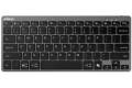 Adesso - Multi OS Bluetooth Scissor Switch Keyboard with CoPilot AI Hotkey - Black and Grey