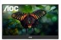 AOC - 16T15 15.6" IPS Portable Monitor, FHD, 1920x1080, 60Hz, 5Ms, USB-C,Cary Case / Stand - Black/Red