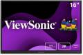 ViewSonic - TD1656-2K 16'' IPS LCD WQXGA Touchscreen Portable Monitor (USB-C) - Black