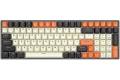 Royal Kludge RK100 RGB mechanical keyboard brown switch (black and orange)