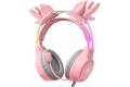 ONIKUMA X15Pro Gaming Headphones Pink/Deer Horns