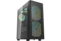 Darkflash DK360 Computer case + 4 ARGB fans (black)
