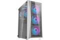 Darkflash DK352 Plus computer case + 4 fans (black and white)