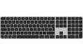 Apple Magic Keyboard med Touch ID och numeriskt (svart)