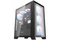 Darkflash Computer case DRX70 GLASS + 4 RGB fans (black)