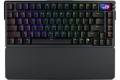 ASUS - Azoth Ergonomic Bluetooth Mechanical Gaming Keyboard with OLED Display - Gunmetal