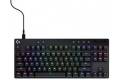 Logitech - PRO X TKL RAPID Tenkeyless Corded Magnetic Analog Switch Gaming Keyboard with Customizable RGB Lighting - Black
