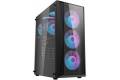 Darkflash DK352 Plus computer case + 4 fans (black)