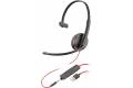 Poly Blackwire C3215 Headset - Mono - Mini-phone (3.5mm), USB Type A - Wired - 32 Ohm - 20 Hz - 20 kHz - Over-the-head, Over-the-ear - Monaural -...