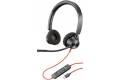 Poly Blackwire 3320 Microsoft Teams Certified USB-C Headset - Stereo - USB Type C, Mini-phone (3.5mm) - Wired - 32 Ohm - 20 Hz - 20 kHz - On-ear -...