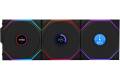 Lian Li UNI FAN TL Wireless LCD Reverse 3pk (svart)