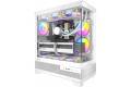 Okinos Aqua 7 ARGB Tempered Glass ATX Mid-Tower Computer Case, White