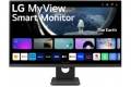 LG 27SR50F-B MyView Smart Monitor 27' FHD (1920x1080) IPS Display, webOS 23, HDR 10, 5Wx2 Speakers, AirPlay 2, Screen Share, Bluetooth, ThinQ App,...