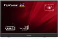 ViewSonic VA1653 16 Inch 1080p FHD IPS Portable Monitor with Eye Care, Built-in Stand, USB C, Mini HDMI, and Protective Case External Second Screen...