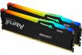 Kingston 64GB (2x32GB) DDR5 5600MHz CL36 FURY Beast RGB AMD EXPO/Intel XMP 3.0