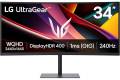 LG UltraGear G6 34G630A-B 34" Curved UWQHD 240Hz