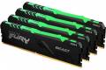 Kingston Technology FURY Beast RGB RAM-minnen 128 GB 4 x 32 GB DDR4 2666 MHz