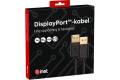 Inet DisplayPort 1.4 ha-ha Svart 2 m