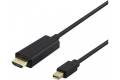 DELTACO miniDisplayPort till HDMI-kabel
