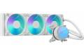 Fractal Radius RGB 360mm -vattenkylare (vit)