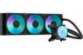 Fractal Radius RGB 360mm -vattenkylare (svart)
