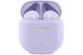 GUESS Bluetooth headphones GUTWSJ14ESGU TWS + docking station purple/purple Printed Classic Logo