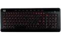 Adesso AKB-120EB SlimTouch 3 RGB colors illuminated compact size USB keyboard with multimedia hot keys, 2X large print keycap