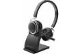THE ZUM PRESTIGE COMBO HEADSET IS FULL-STEREO FOR THE OFFICE OR TRAVEL. TAKE CA