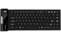 Adesso AKB-212UB USB Antimicrobial Foldable water proof 87-key Mini size keyboard, 0.43' x 12.50' x 4.82' (Black)