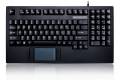 Adesso Easytouch Usb Compact Keyboard With Glide Point Touchpad, Fits In 19 1
