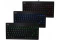 Adesso AKB-110EB SlimTouch 3 RGB colors illuminated Mini USB keyboard with multimedia hot keys, 2X large print keycap