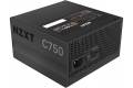NZXT C750 NP-C750M 750 Watt PSU 80+ Gold Certified Hybrid Silent Fan Control Fluid Dynamic Bearings Modular Design Sleeved Cables ATX Gaming Power.