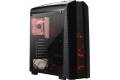 Thermaltake Versa N27 Red LED Fan Edition Black ATX Gaming Mid Tower Computer Case CA-1H6-00M1WN-02