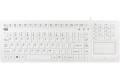 Adesso AKB-270UW SlimTouch Antimicrobial Waterproof USB Compact size Touchpad keyboard, 15.50' x 5.50' x 0.43', great for hospital medical usage.